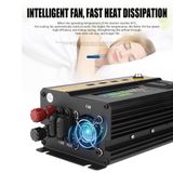 Bộ kích nguồn điện inverter 12V lên 220V công suất 800 W 2000W Sin chuẩn (Đồng hồ hiển thị công suất và điện áp)