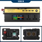 Bộ kích nguồn điện inverter 12V lên 220V công suất 800 W 2000W Sin chuẩn (Đồng hồ hiển thị công suất và điện áp)