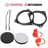 Cặp Giắc Loa Cánh Cho Toyota và Mitsubishi, Dây Nguồn Cắm Zin Theo Xe Đảm Bảo Độ Ổn Định Cho Tín Hiệu Gọn Gàng Dễ L