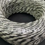 Dây Loa đôi xoắn Lõi đồng bóng cỡ 0.7 24awg dây loa, dây nguồn loại tốt 15 tim - Giá 1 mét