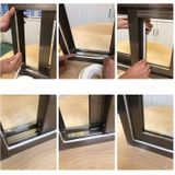 Ron sợi dán khe khung cửa, tấm chắn chống bụi, gió, hơi điều hòa (7*12mm)-Đơn vị bán 3 mét Trendyhome.vn