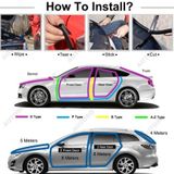 [⚡FLASH SALE⚡] Gioăng Cao Su Chống Ồn Ô Tô Dán Cửa Xe Chống Bụi Phù Hợp Mọi Loại Xe