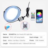 Đèn LED 12V dài 180CM Gắn nắp capo với đèn Led trang trí nhiều màu có điều khiển rời nhiều phong cách trẻ trung