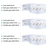 Ron Cao Su Dán Khe Hở Chân Cửa Ngăn Bụi Nước Côn Trùng-Trong kích thước 25 35 45mm-Gioăng dán cửa cao su