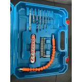 bộ máy khoan pin động cơ không chổi than 18v cao cấp 2 pin công suất cao kèm hộp đựng và đầy đủ phụ kiện và sạc