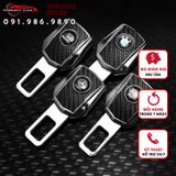 Chốt Cài Dây An Toàn Xe Hơi, Chốt Cài Full Logo Hãng Xe Loại Cao Cấp có đầu nối với dây an toàn màu da cacbon đẳng cấp