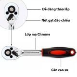 Bộ Đồ Nghề Sửa Chữa Xe Hơi Xe Máy 46 Món - Bộ Dụng Cụ Tuýp Khẩu Đa Năng 46 Chi Tiết Mở Ốc Vít Bulong Tiện Dụng
