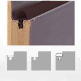 Ron Gioăng Sợi Chữ T Cây Thông Cao Su Nhét Chèn Làm Kín Khít Khe Hở Khung Cửa Gỗ