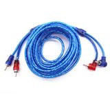 Dây AV Loa Sub Kèm lineout Cắt Tần Dây Cáp Âm Thanh Khuếch Đại RCA 5M Cao Cấp Lõi Đồng Có Giấy Bạc Chống Nhiễu