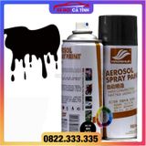 Sơn Xe Ô Tô Haoshun cao cấp Sơn Xịt Cầm Tay, màu đen, chrome bạc, phủ bóng Tiện Lợi