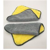 Khăn lông cứu 2 lớp lau xe đa năng siêu thấm hút