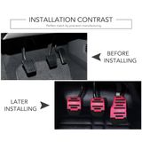 Bộ vỏ bàn đạp chân ga chân phanh bằng hợp kim nhôm và cao su chống trượt cao cấp cho xe ô tô kểu dáng thể thao