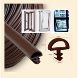 Ron Gioăng Sợi Chữ T Cây Thông Cao Su Nhét Chèn Làm Kín Khít Khe Hở Khung Cửa Gỗ Cửa Nhà, Cửa đi