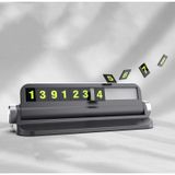 Bảng ghi số điện thoại để taplo xe, giá đỡ điện thoại thông minh cho xe hơi ô tô.