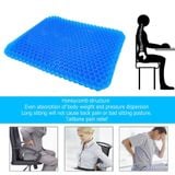 Đệm tổ ong 4D Sitter Gel Flex Silicone tấm lót ghế thoáng khí bảo vệ cột sống chất liệu mềm mại thân thiện