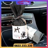 Than tre hoạt tính Nhật Bản loại kích thước lớn 100g công dụng lọc khí, khử mùi ô tô, phòng ở, nhà kho, nhà bếp