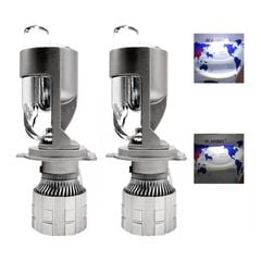 Bi led mắt ếch mini A82 Pro ánh sáng trắng 6000K chân H4, H7, H11 điện 12V-24V phù hợp mọi xe con, xe tải, bán tải