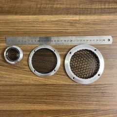 Màng Loa Treble Ê Căng Loa - Kích Thước 1.5 Inch, 3.5 Inch và 4 Inch Chất Liệu Nhôm Ánh Bạc, Sơn Tĩnh Điện