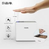 Hộp Đựng Tăm Cảm Ứng Tự Động Thông Minh SVAVO - Hàng Chính Hãng, cao cấp tặng kèm tăm kháng khuẩn và pin AA