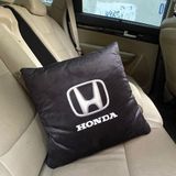 Chăn gối đa năng 2 trong 1 dành cho ô tô họa tiết hãng xe Honda Civic, City, CRV, HRV in logo 3D chất liệu bông tuyết