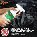 Chai F Clean Xịt Đuổi Chuột khoang máy Ô tô 500ML - Xịt Đuổi Chuột, Côn Trùng An Toàn & Hiệu Quả công nghệ Châu Âu