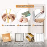 [⚡FLASH SALE⚡] 6 Mét Chặn Cửa, Ron Dán Khung Cửa, Lấp Kín Khe Hở, Chặn Nước, Cách Âm, Chống Thoát Nhiệt, Va Đập - Dán Đư