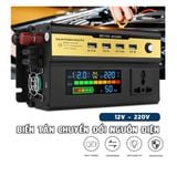 Bộ kích nguồn điện inverter 12V lên 220V công suất 800 W 2000W Sin chuẩn (Đồng hồ hiển thị công suất và điện áp)
