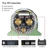 Tụ điện âm thanh kỹ thuật số 9.0 Farads cho âm thanh xe hơi KUERL công suất 10000 W có hiển thị điện áp
