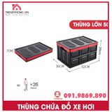 Thùng chứa đồ cho xe hơi , thùng đa năng cho ô tô, thùng chứa đồ tiện lợi để đồ khi đi dã ngoại du lịch