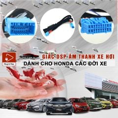 Dây cắm Amply / DSP kết nối đầu zin cho xe ô tô Honda Accord, CR-V, Jazz, City, CRV, Civic, City CHUẨN PLUG AND PLAY