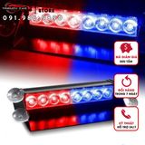 Freeship đèn nháy báo động xanh đỏ phiên bản cao cấp vỏ kim loại sơn tĩnh điện