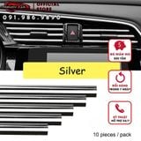 10 Chỉ Nẹp Dây Viền Trang Trí khe cửa gió ống máy lạnh Điều Hòa Xe Hơi ô tô thời trang Nội thất ô tô