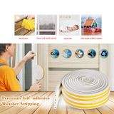 1 Mét Ron Khung Cửa Ngăn Bụi Côn Trùng Chống Ồn 2 4 6 8 10 12 15mm