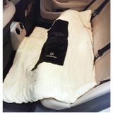 Chăn lông tuyết kiêm gối ô tô Lexus gấp gọn khóa kéo vải nhung hàng cao cấp cho ô tô chống lạnh trên ô tô thêm sang