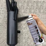 Sơn Chịu nhiệt màu đen nhám Matte Black mã 1200 cho pô