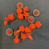 120 chiếc chốt nhựa tappli POM cho cửa xe oto có Gioăng cao cấp phù hợp nhiều dòng xe