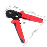 Kìm bấm cos vuông HSC8 6-4A tự điều chỉnh bấm đủ loại cos ống tròn cos pin