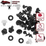 Bộ vít nhựa đa năng Trên Ô Tô Đinh Lá 6Mm Lỗ Nhựa Đinh Tán Chốt Vít Xe Dây Kẹp Dành Cho Xe MG, Nissan Toyota, Kia