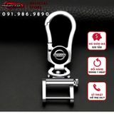Móc chìa khóa ô tô xe hơi xe máy có logo các hãng xe Móc Chìa Khóa ô tô Nissan | Xoay 360 độ tiện dụng
