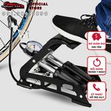 Bơm Đạp Chân Đa Năng Mini hàng chính hãng Cho Ô Tô Xe Máy Xe Đạp 2 Xilanh Nhập Khẩu Chính Hãng Và Phân Phối độc quyền Bở