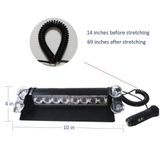 Freeship đèn nháy báo động xanh đỏ phiên bản cao cấp vỏ kim loại sơn tĩnh điện