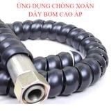 Lò xo nhựa Bọc bảo vệ dây rửa xe cao áp, bọc dây xoắn ruột gà, bọc dây điện phi 6/8/10/12/16/20mm Dây Cáp Ống PE
