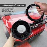 Dưỡng loa cánh ô tô 6.5 inch Vinfast VF3, VF5 nhựa PVC đen bóng hàng cao cấp loại đa năng mẫu 2025