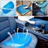 Đệm xanh 4D chất liệu Silicone lót ghế thoáng khí bảo vệ cột sống chất liệu mềm mại thân thiện
