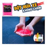 BỘT NHÃO RỬA XE KHÔNG CHẠM CAR SHAMPOO MẦU HỒNG ĐẬM ĐẶC MỚI ĐỘ PH TRUNG TÍNH = 7 PHA TỶ LỆ 1:100