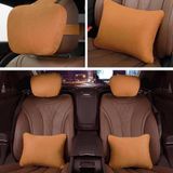 Bộ Gối kê đầu cho xe hơi da lộn kiểu dáng cao cấp hàng tốt