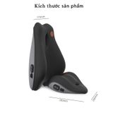 Gối Tựa Lưng Tích Hợp Massage, Đệm Lưng Chống Gù, Giảm Đau Cột Sống Dùng Cho Văn Phòng ô tô Trendy Car
