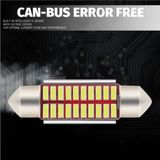 Đèn Trần Ô Tô, Đèn Led Trần Xe Hơi Cao Cấp Chip IC 4014 Không báo lỗi Canbus, Đèn Led Trần Hai Đầu Giải Mã Vô Cấp