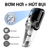 Máy Hút Bụi Và Bơm Lốp Ô Tô - Công Suất 120W 4 in 1 Bơm/Hút/Đèn Chiếu Sáng/Đồng Hồ Đo Áp Suất Lốp - K1014