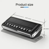 Bảng Số Điện Thoại Pin Sạc Năng Lượng Mặt Trời Phát Sáng Ban Đêm Dừng Đỗ Xe Hàng Cao Cấp